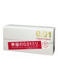 Супер тонкие презервативы Sagami Original 0.01 - 5 шт. - Sagami - купить с доставкой в Северске