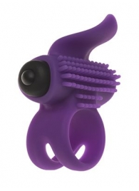 Эрекционное кольцо с подхватом мошонки и стимуляцией клитора Bullet Lastic Ring - Adrien Lastic - в Северске купить с доставкой