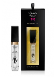 Стимулирующий блеск для губ Baiser Brulant Gloss Plaisirs Secrets - 7 мл. - Plaisir Secret - купить с доставкой в Северске