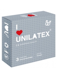 Презервативы с точками Unilatex Dotted - 3 шт. - Unilatex - купить с доставкой в Северске