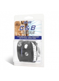 Утяжка для мошонки и пениса Cock Ring With 1  Ball Stretcher And Optional Weight Ring - BlueLine - купить с доставкой в Северске