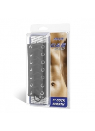 Сбруя на член на шнуровке 5  Cock Sheath - BlueLine - купить с доставкой в Северске