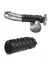 Сбруя на член на шнуровке 5  Cock Sheath - BlueLine - купить с доставкой в Северске