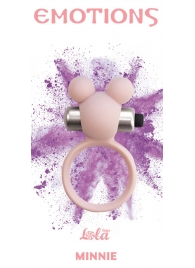 Розовое эрекционное виброколечко Emotions Minnie Light pink - Lola Games - в Северске купить с доставкой