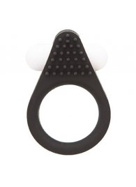 Чёрное эрекционное кольцо LIT-UP SILICONE STIMU RING 1 BLACK - Dream Toys - в Северске купить с доставкой