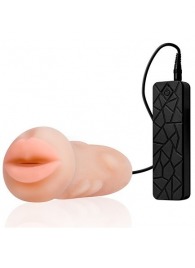 Мастурбатор-ротик с вибрацией REALSTUFF VIBRATING MASTURBATOR MOUTH - Dream Toys - в Северске купить с доставкой