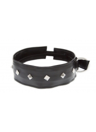 Полиуретановый ошейник с пуклями Collar with Studs - Blush Novelties - купить с доставкой в Северске