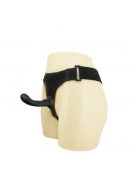 Страпон с изогнутой головкой Ultra Harness Curvy Dildo - 15,8 см. - Baile - купить с доставкой в Северске