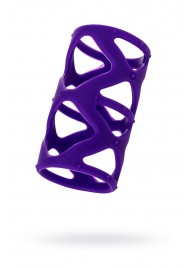 Фиолетовая насадка-сетка на пенис - 7,5 см. - A-toys - в Северске купить с доставкой