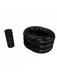 Чёрное эрекционное виброкольцо Stretch - Bathmate - в Северске купить с доставкой