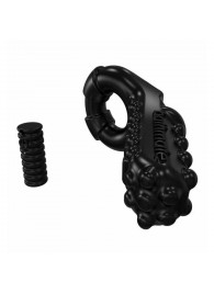 Чёрное эрекционное виброкольцо Tickle - Bathmate - в Северске купить с доставкой