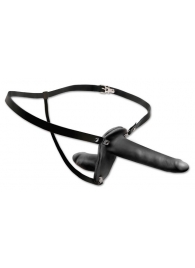 Женский страпон с вагинальной пробкой Double Penetrix Strap-on - 15 см. - Pipedream - купить с доставкой в Северске