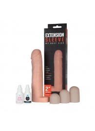 Насадка-удлинитель Extension sleeve с подхватом мошонки - 19 см. - Sitabella - в Северске купить с доставкой