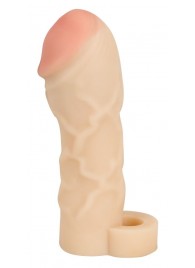 Закрытая удлиняющая насадка на пенис с подхватом мошонки T B Extension - Orion - в Северске купить с доставкой