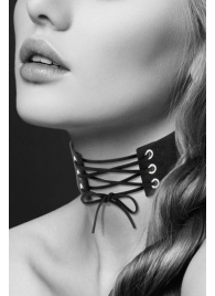 Оригинальный ошейник-чокер со шнуровкой - Bijoux Pour Toi - купить с доставкой в Северске
