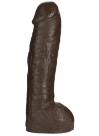 Большая насадка для трусиков Vac-U-Lock Realistic Hung - 31,7 см. - Doc Johnson - купить с доставкой в Северске