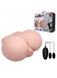 Вагина и анус с вибрацией CrazyBull Vagina and Ass - Baile - в Северске купить с доставкой