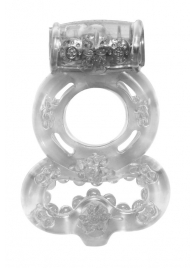 Прозрачное эрекционное кольцо Rings Treadle с подхватом - Lola Games - в Северске купить с доставкой