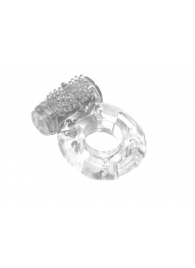 Прозрачное эрекционное кольцо с вибрацией Rings Axle-pin - Lola Games - в Северске купить с доставкой