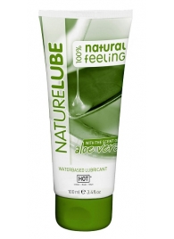 Лубрикант на водной основе NatureLube с алоэ вера - 100 мл. - HOT - купить с доставкой в Северске