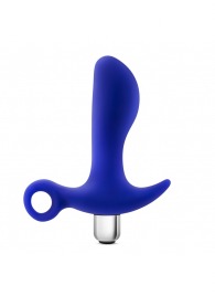 Синий стимулятор простаты с ручкой-кольцом Performance Prostimulator 02 - Blush Novelties - в Северске купить с доставкой