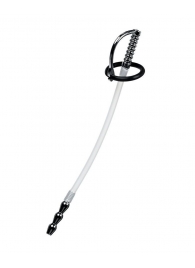 Силиконовый уретральный плаг со сменными фиксирующими кольцами Metal - ToyFa - купить с доставкой в Северске