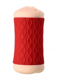 Двухсторонний мастурбатор JOS  NADIN в красном цилиндре - JOS - в Северске купить с доставкой