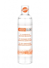 Гель-смазка 2-в-1 MASSAGE   LUBRICANT GUARANA - 300 мл. - Waterglide - купить с доставкой в Северске