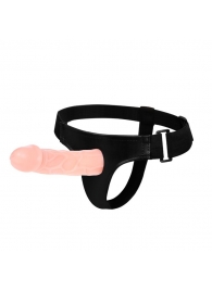 Телесный фаллоимитатор на трусиках Jessica Strap-On - 15,5 см. - Baile - купить с доставкой в Северске