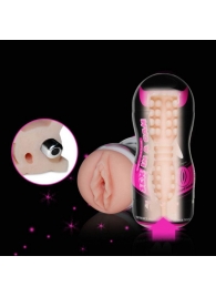 Мастурбатор-вагина Sex In A Can Vibra Vagina Tunnel - Lovetoy - в Северске купить с доставкой