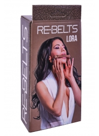Кляп-трензель Lora с металлическими кольцами - Rebelts - купить с доставкой в Северске