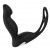 Черный вибромассажер простаты P-PLEASER W ERECTION ENHANCE - Dream Toys - в Северске купить с доставкой