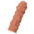 Телесная реалистичная насадка KOKOS Extreme Sleeve 11 с дополнительной стимуляцией - 12,7 см. - KOKOS - в Северске купить с доставкой