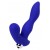 Синий силиконовый вибростимулятор простаты Stroman - 14,5 см. - ToyFa - в Северске купить с доставкой
