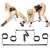 Комплект наручников и наножников с распорками Spread  em Bar and Cuff Set - Pipedream - купить с доставкой в Северске