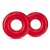 Набор из 2 красных эрекционных колец DONUT RINGS OVERSIZED - Blush Novelties - в Северске купить с доставкой
