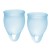 Набор голубых менструальных чаш Feel confident Menstrual Cup - Satisfyer - купить с доставкой в Северске
