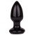 Черная анальная пробка MAGNUM 5 - 8,5 см. - LOVETOY (А-Полимер)