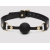 Черный кляп-шар Bound to You Faux Leather Ball Gag - Fifty Shades of Grey - купить с доставкой в Северске