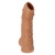 Телесная насадка с пупырышками и открытой головкой Nude Sleeve L - 14 см. - KOKOS - в Северске купить с доставкой