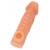 Телесная закрытая насадка с шершавой головкой Cock Sleeve Size L - 17,6 см. - KOKOS - в Северске купить с доставкой