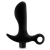 Черный анальный вибратор Silicone Vibrating Prostate Massager 01 - 10,8 см. - Blush Novelties - в Северске купить с доставкой