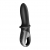 Черный анальный вибратор Hot Passion с функцией нагрева - Satisfyer - в Северске купить с доставкой