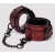 Красно-черные наручники Reversible Faux Leather Wrist Cuffs - Fifty Shades of Grey - купить с доставкой в Северске