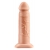 Телесный реалистичный фаллоимитатор с полостью Silicone Hollow Extension - 20 см. - Pipedream - купить с доставкой в Северске
