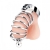 Серебристая клетка для члена Urethral Play Cage - BlueLine - купить с доставкой в Северске