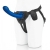 Синяя насадка Remote Control P-Spot G-Spot с черными трусиками - 20 см. - Pegasus - купить с доставкой в Северске