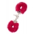 Металлические наручники с красной меховой опушкой METAL HANDCUFF WITH PLUSH RED - Dream Toys - купить с доставкой в Северске