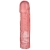 Розовая фаллическая насадка Vac-U-Lock 8  Crystal Jellies Dong - 20,3 см. - Doc Johnson - купить с доставкой в Северске