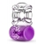 Фиолетовое эрекционное виброкольцо Pleaser Rechargeable C-Ring - Blush Novelties - в Северске купить с доставкой